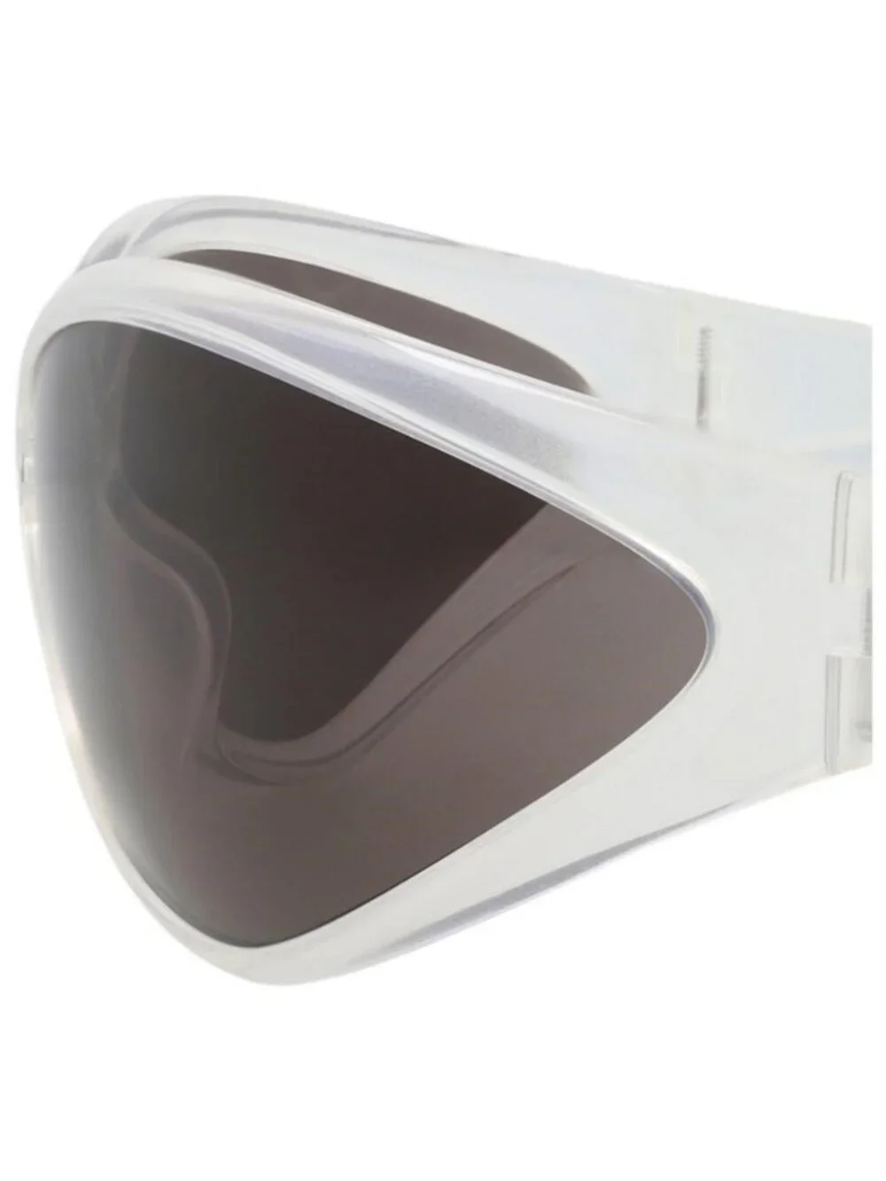 New Balenciaga Unisex Shield/Wrap Crystal Crystal Grey Fashion Designer Sunglass